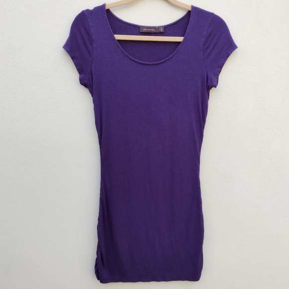 The Limited Dark Purple Slimming Long Top in Size Small